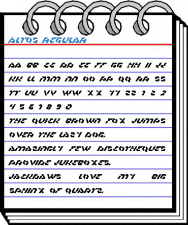 Altos Regular Font