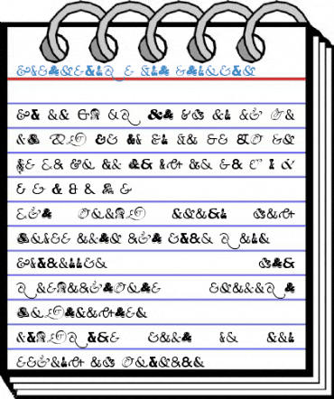 Ampersands One Regular Font