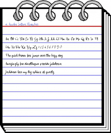 a Aneka Satwa Regular Font