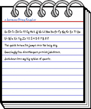 a Anoman Obong Regular Font