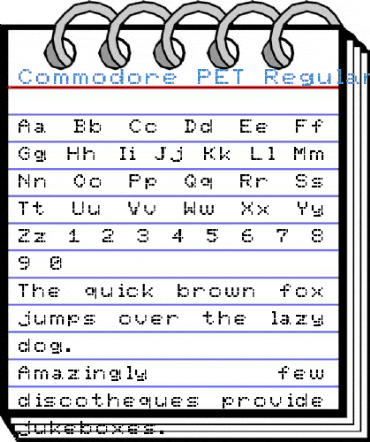 Commodore PET Font