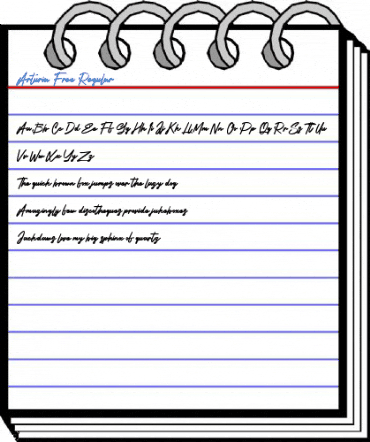 Arturia Free Regular Font