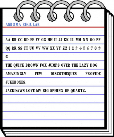 ASRoma Regular Font