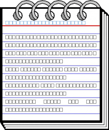 CommonDingbats Regular Font