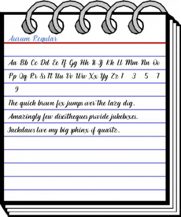 Aurum Regular Font