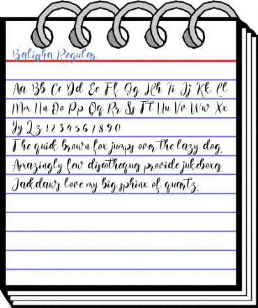 Balissha Regular Font
