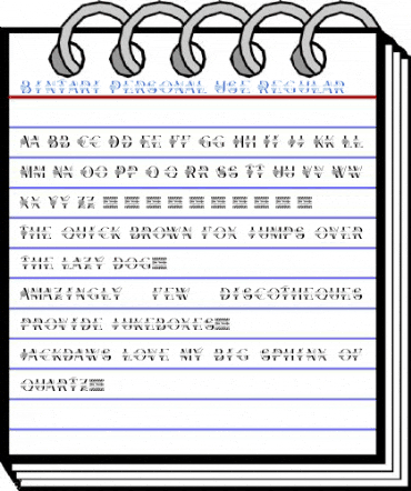 Bintari Personal Use Regular Font