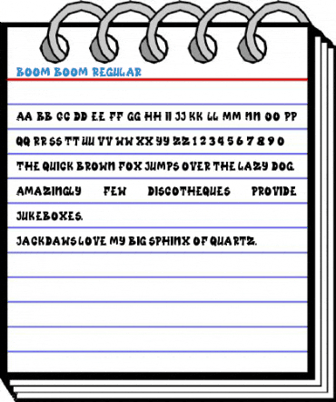Boom Boom Regular Font