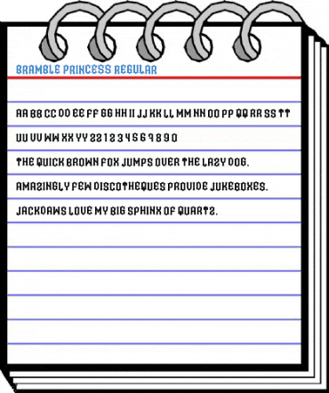 Bramble Princess Regular Font