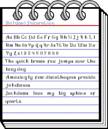 Bulgani Decorative Font