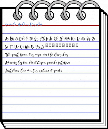 Camila Audrey Regular Font