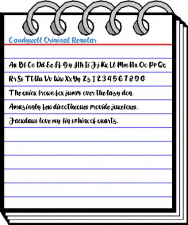 Candywell Original Regular Font