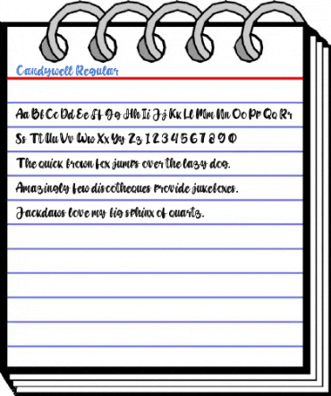 Candywell Regular Font