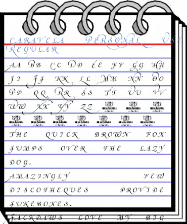 Caravela PERSONAL USE ONLY Regular Font