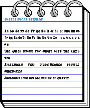Cheese Sugar Regular Font