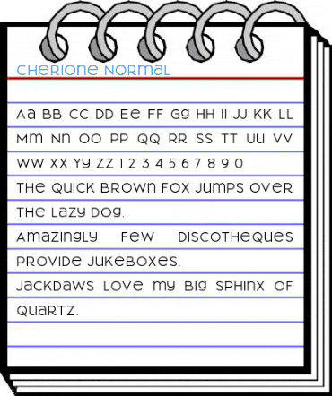 Cherione Normal Font
