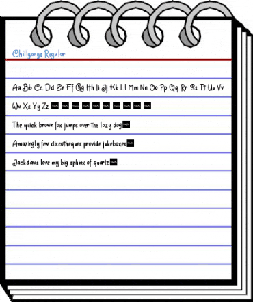 Chillgangs Regular Font