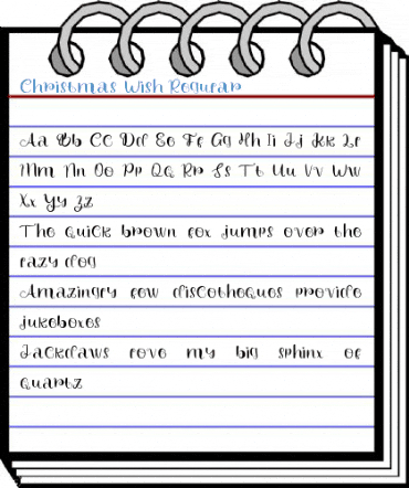 Christmas Wish Regular Font
