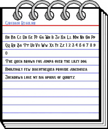 Circusia Regular Font