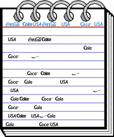 CocaCola Regular Font