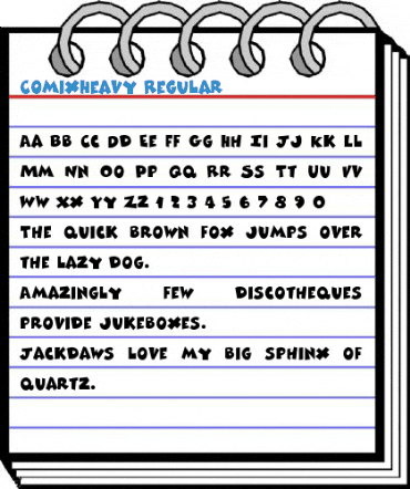 ComixHeavy Regular Font
