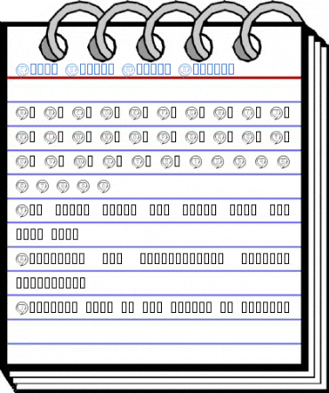 Cross Stitch Hearts Regular Font