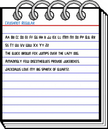 Crushnot Regular Font