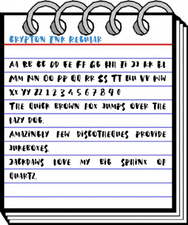 Crypton Ink Regular Font