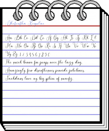 Dhefentha Regular Font
