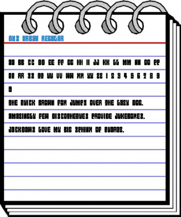 DXS Urban Regular Font