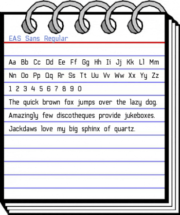 EAS Sans Regular Font