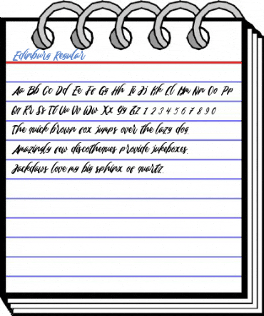 Edinburg Regular Font