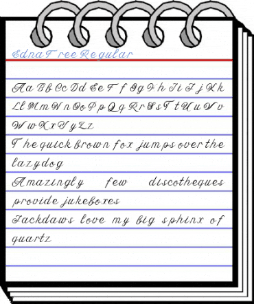 Edna Free Regular Font