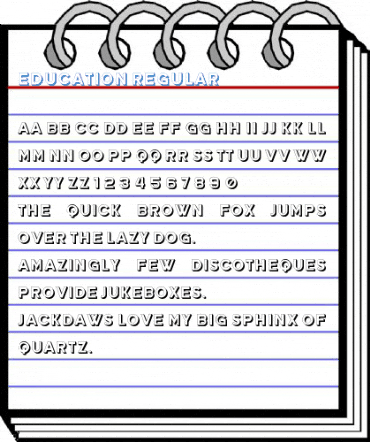 Education Regular Font