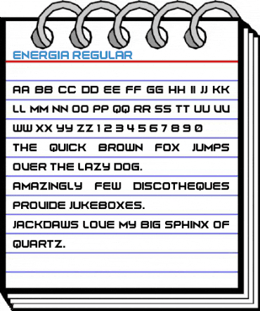 Energia Regular Font