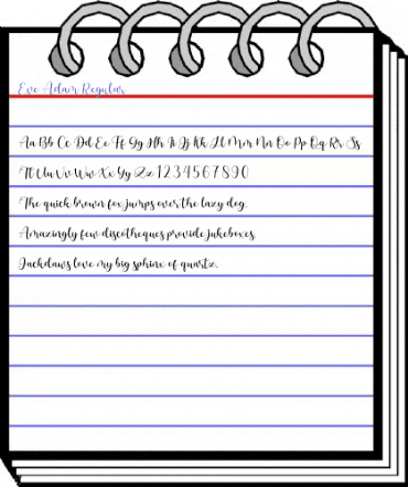 Eve Adam Regular Font
