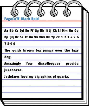 FagoCoTf-Black Bold Font