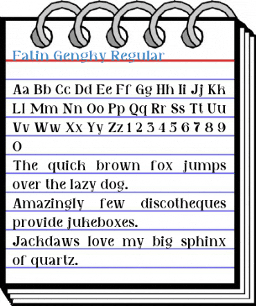 Fatin Gengky Regular Font
