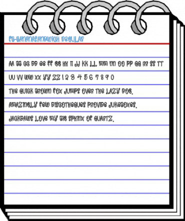 FB-BananaSandwich Regular Font