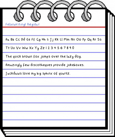 Felixwriting1 Regular Font