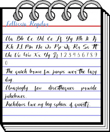 Fellissia Regular Font