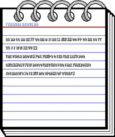 Ferrari Regular Font