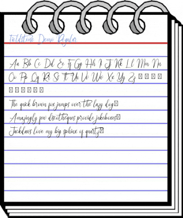 Fieldstone Demo Regular Font