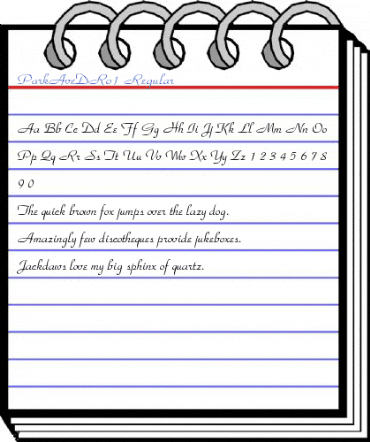 ParkAveDRo1 Regular Font