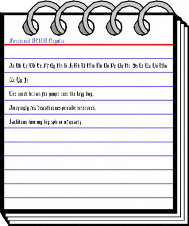 Fountencil DEMO Regular Font