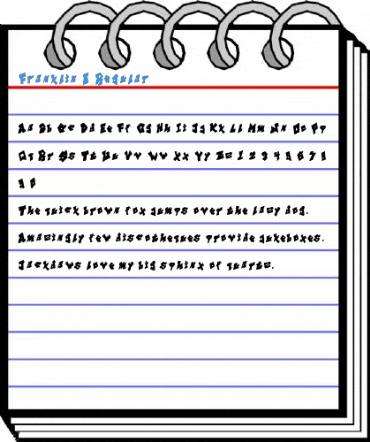 Franklin E Regular Font