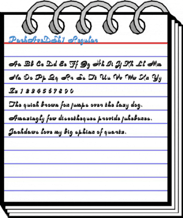ParkAveDSh1 Regular Font