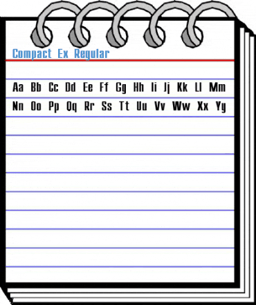 Compact Ex Regular Font