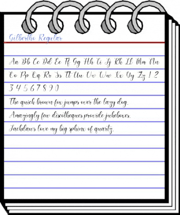 Gilbertho Regular Font