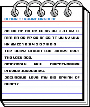 Globe Trekker Regular Font
